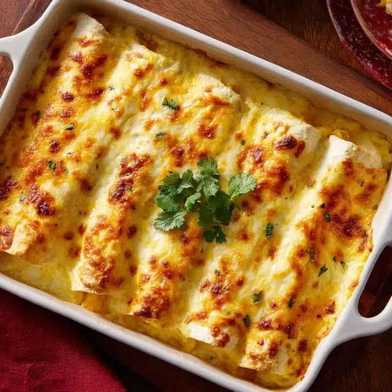 Green Chile and Chicken Mock Enchilada Casserole Recipe