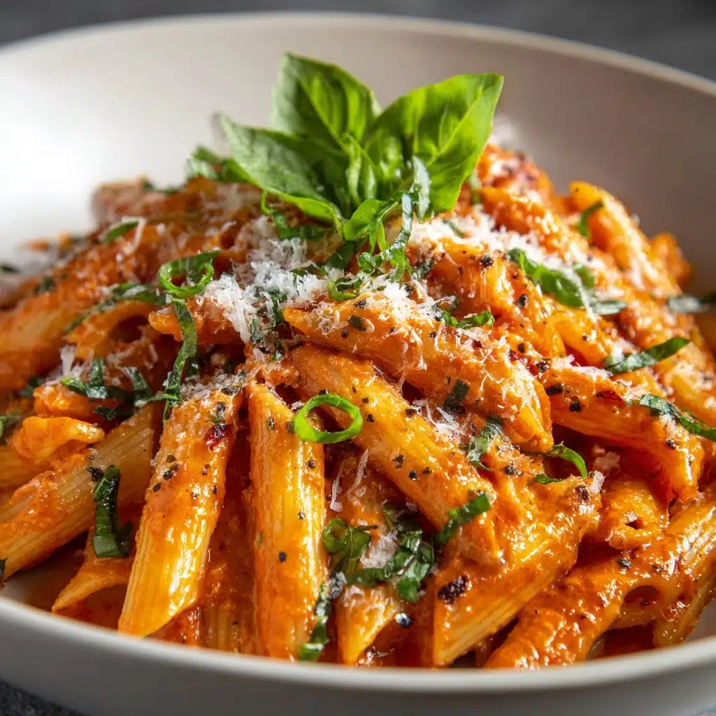 Creamy Tomato Garlic Pasta Recipe - Recipe Image