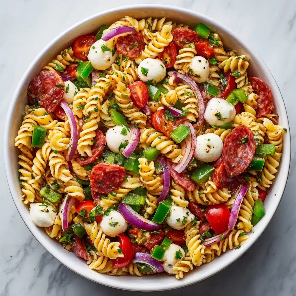 Italian Dressing Pasta Salad Recipe - Recipe Image