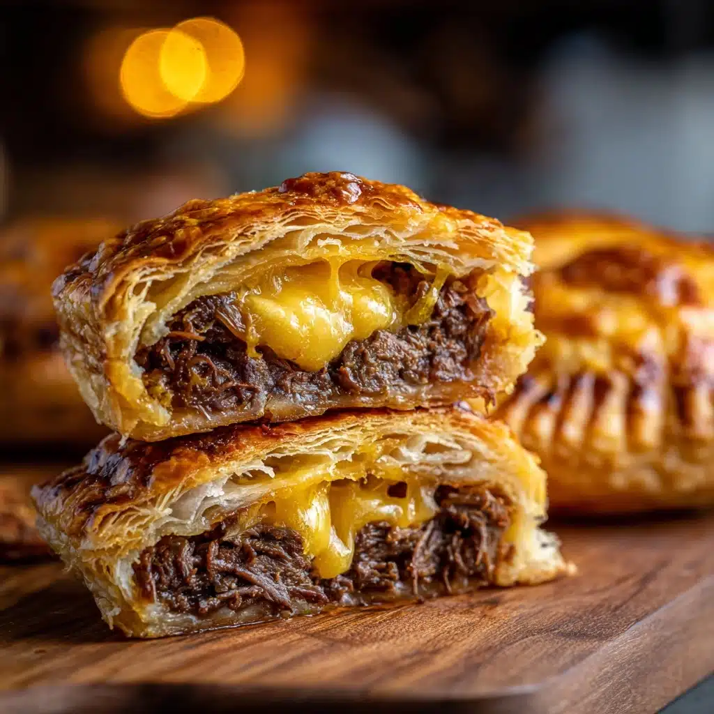 Brisket & Smoked Cheese Pies Recipe - Recipe Image