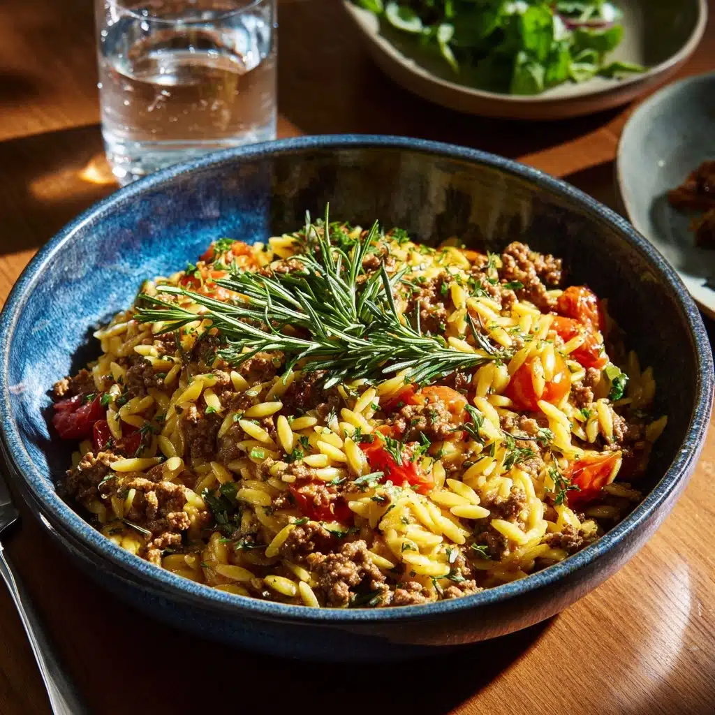 Ground Beef Orzo Recipe - Recipe Image