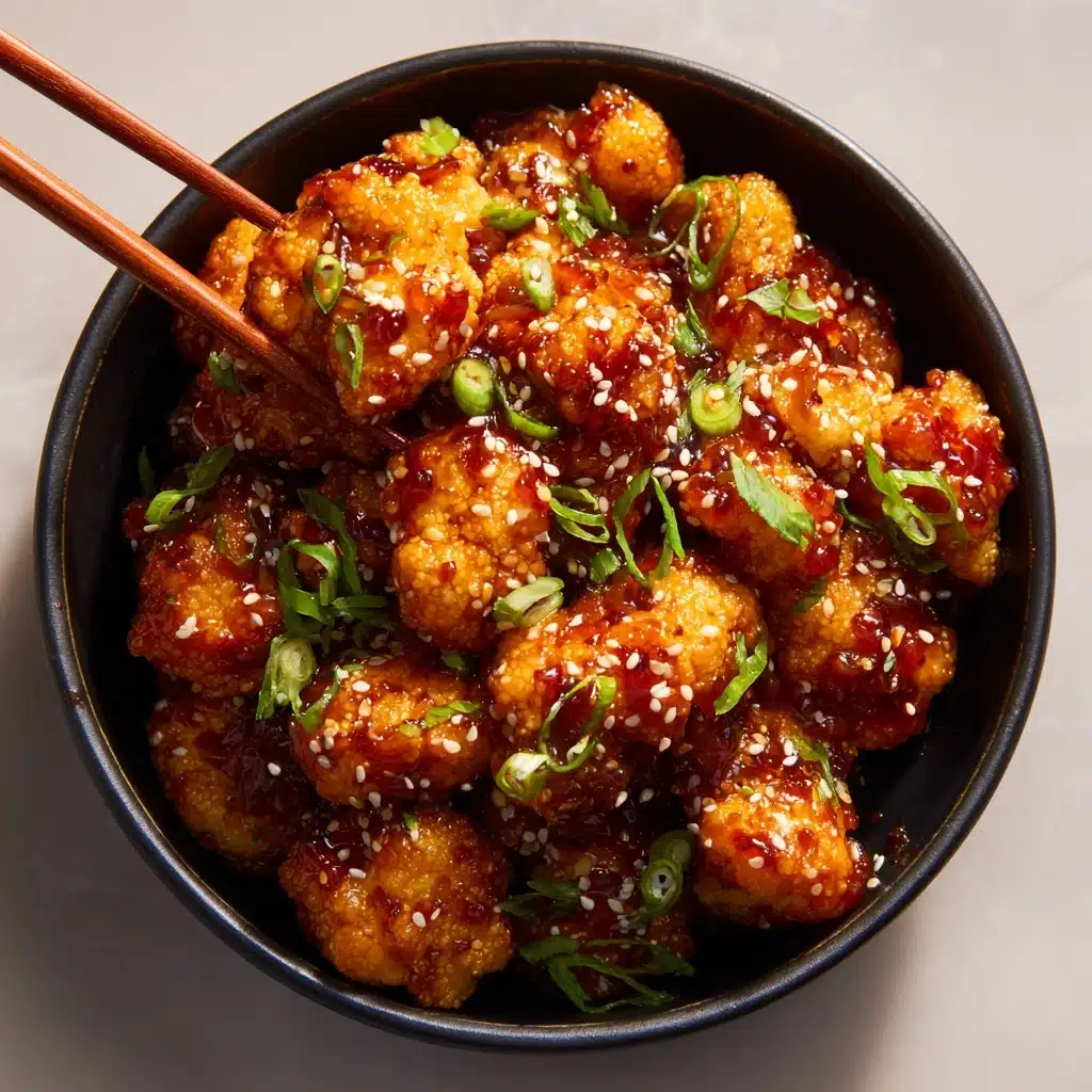 Sticky Sesame Cauliflower Recipe