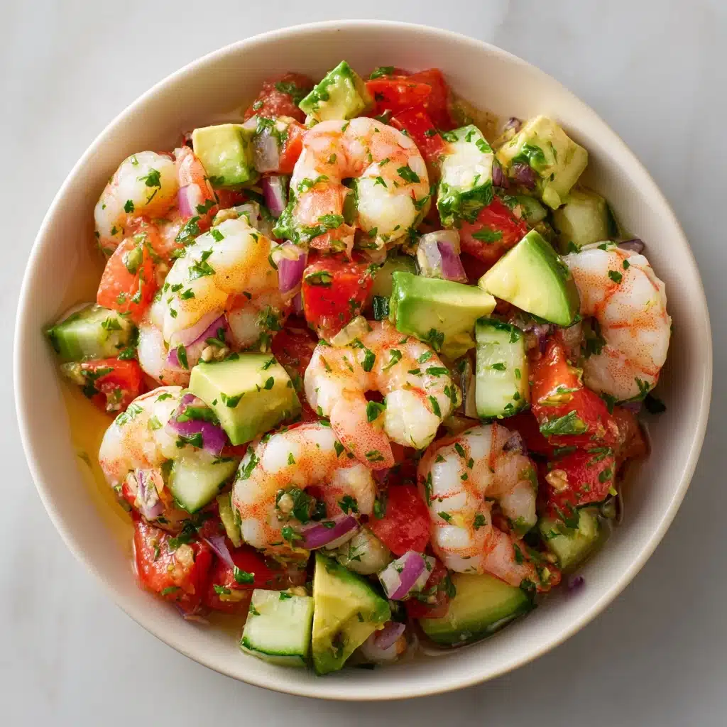 Avocado Salsa Shrimp Salad Recipe - Recipe Image