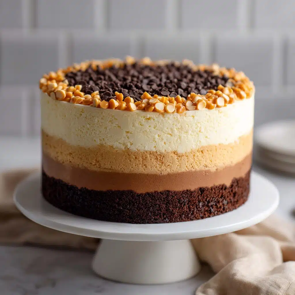 Tuxedo Cake: A Triple Chocolate Mousse Delight Recipe - Recipe Image
