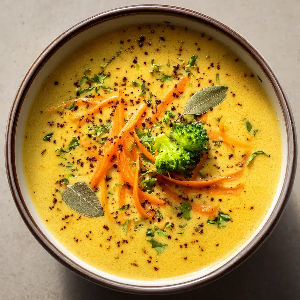 Skinny Broccoli Cheddar Soup Recipe - Recipe Image