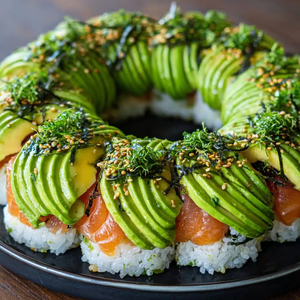 Avocado Sushi Cake Recipe - Recipe Image