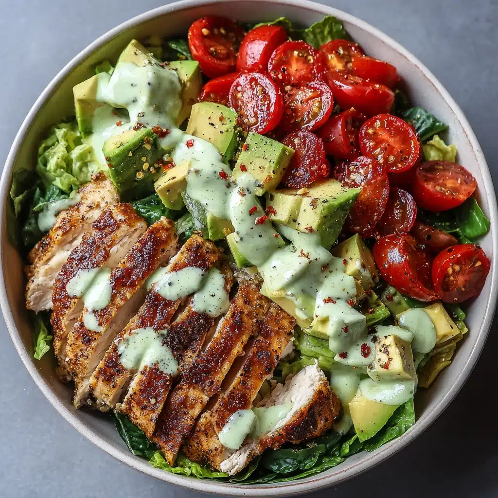 Grilled Chicken & Avocado Salad Bowl Recipe - Recipe Image