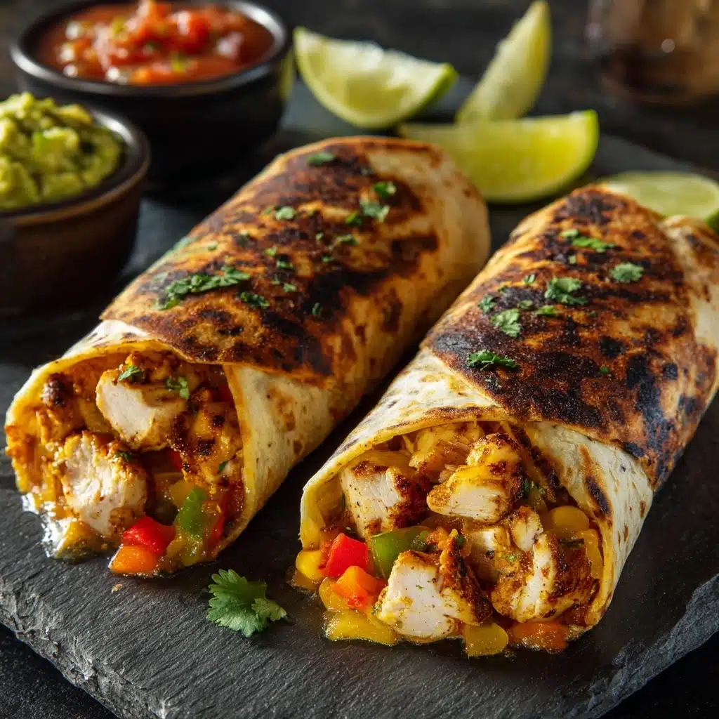 Baked Chicken Chimichangas Recipe - Recipe Image