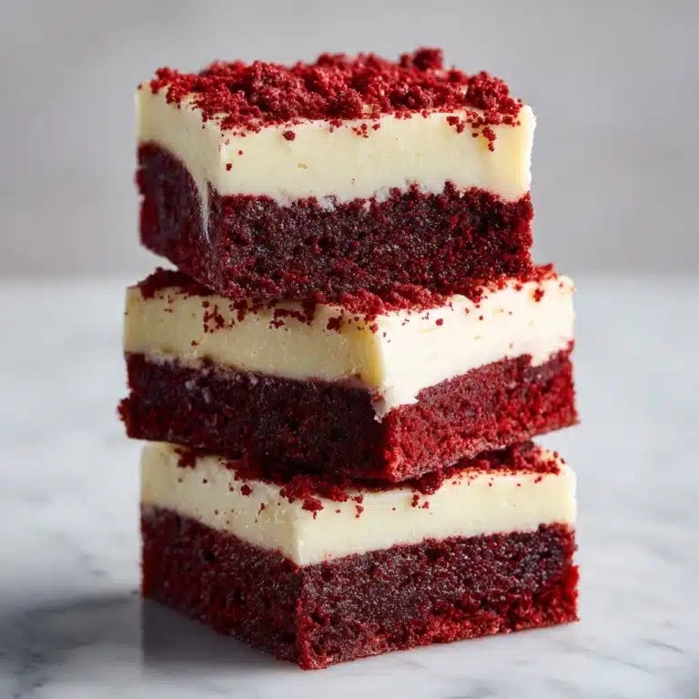Red Velvet Brownies with Cream Cheese Frosting Recipe