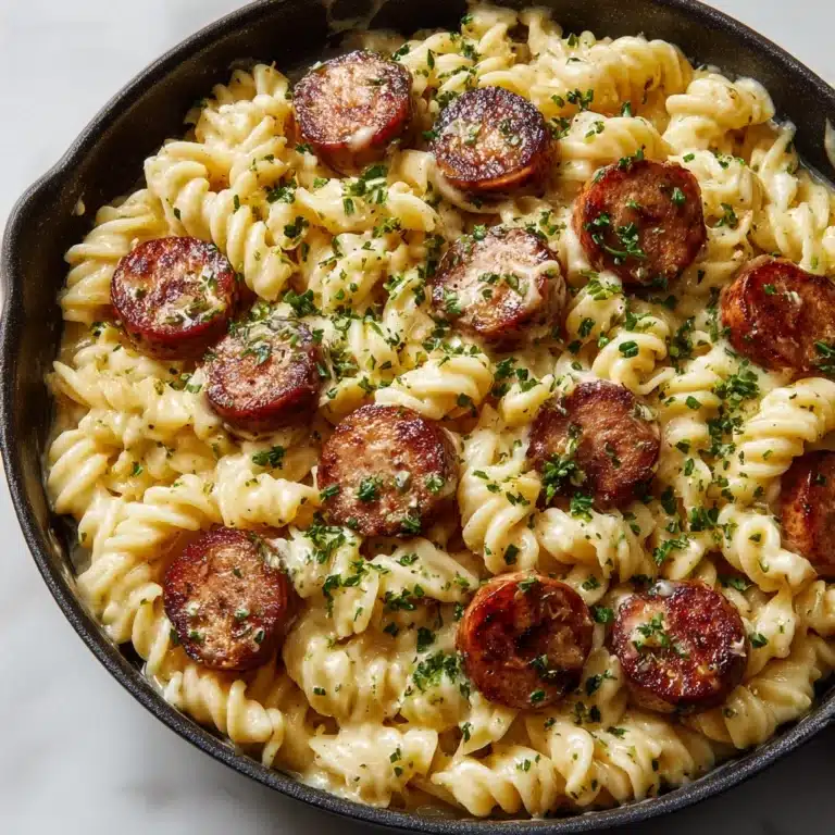 Creamy Pepper Jack Chicken & Sausage Pasta Recipe
