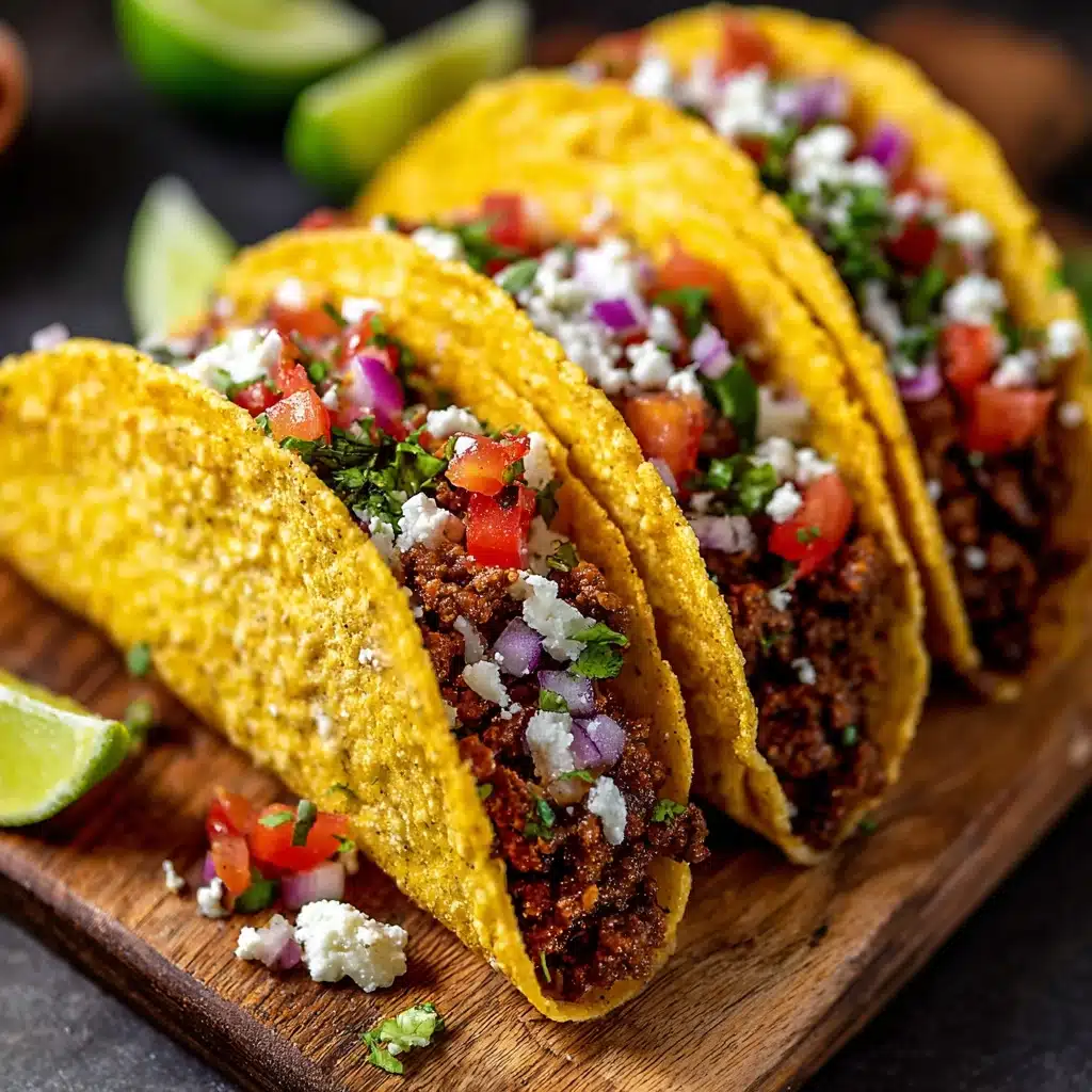 Crispy Ground Beef Tacos Recipe - Recipe Image