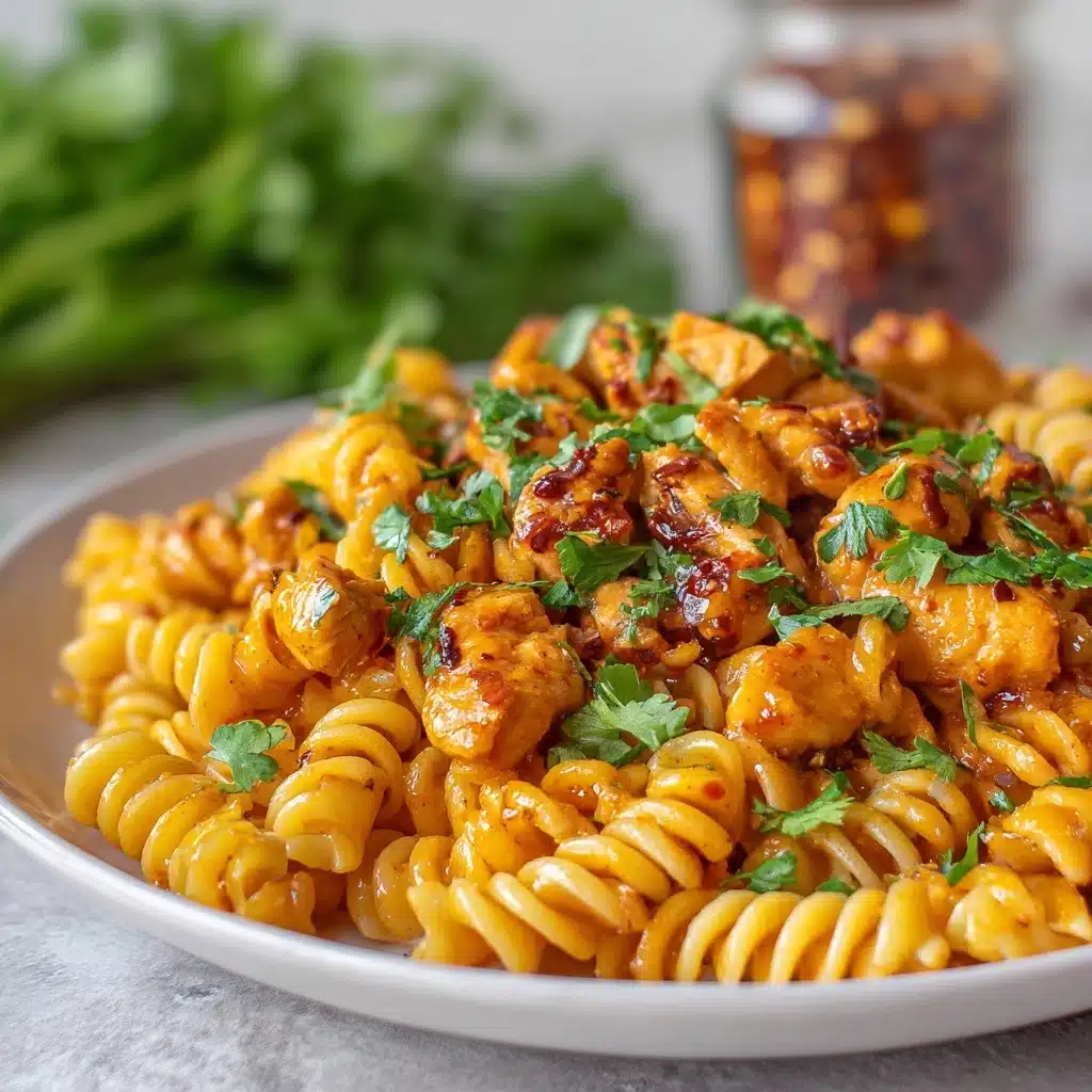Butter Chicken Pasta Recipe - Recipe Image