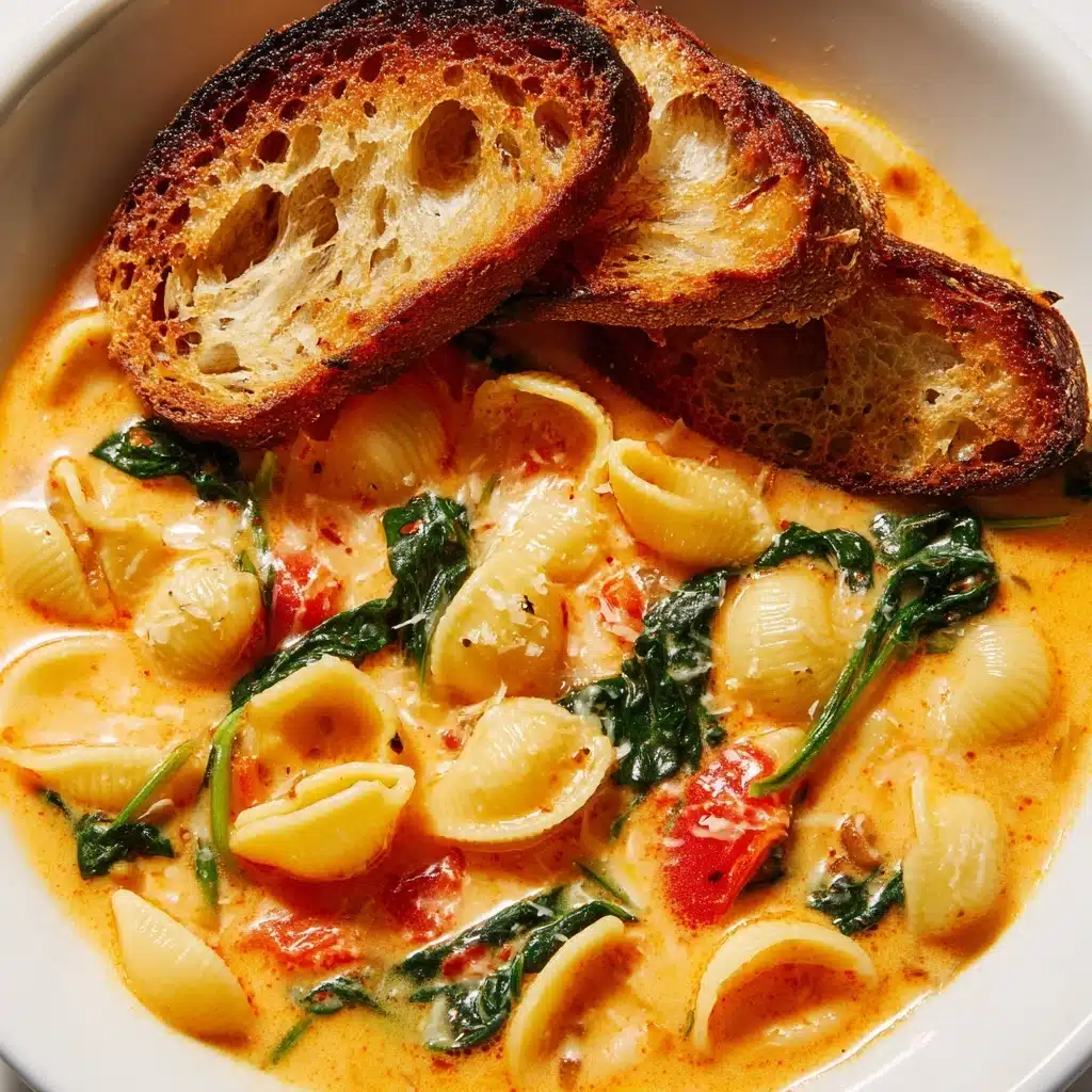 Creamy Tuscan Chicken Soup Recipe - Recipe Image
