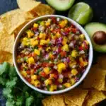 Grilled Pineapple Salsa with Cinnamon Chips Recipe