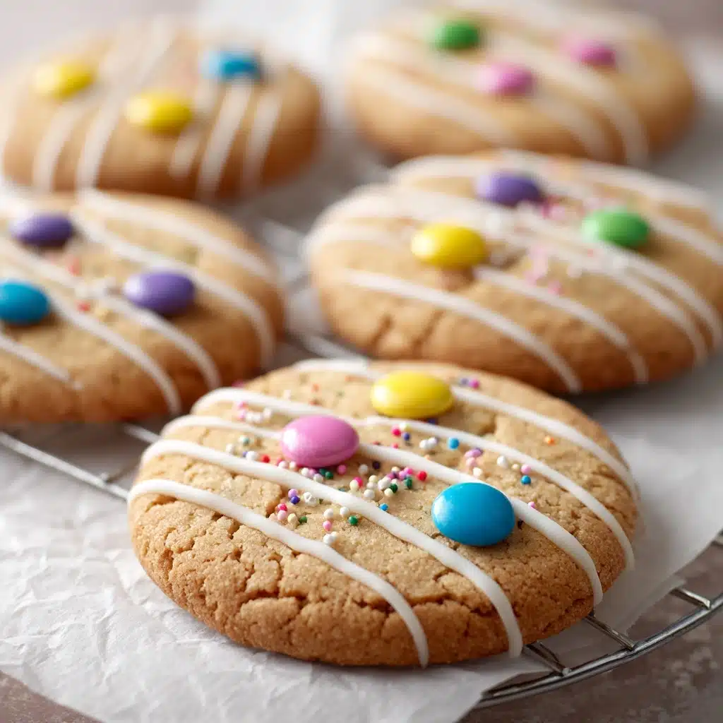 Pastel Candy-Centered Butter Cookies Recipe - Recipe Image