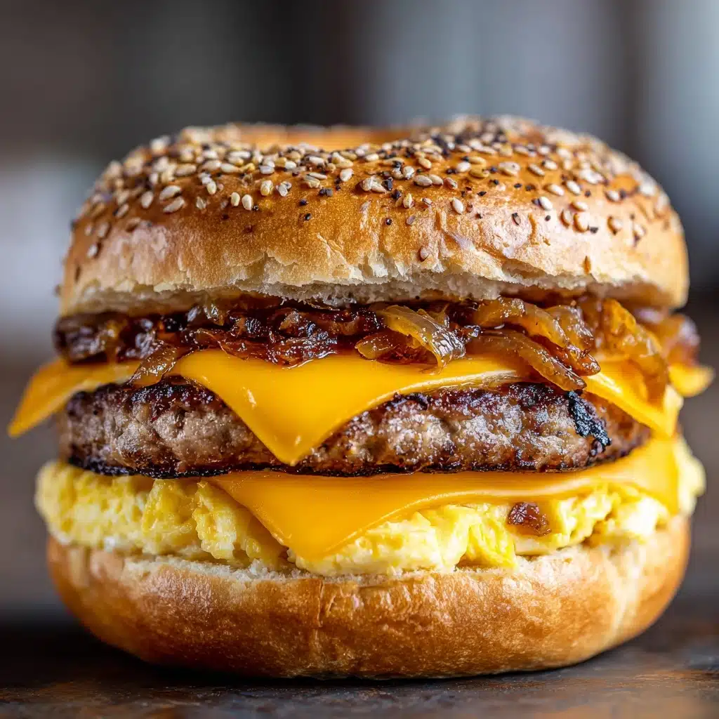 Steak Egg Cheese Bagel Recipe - Recipe Image