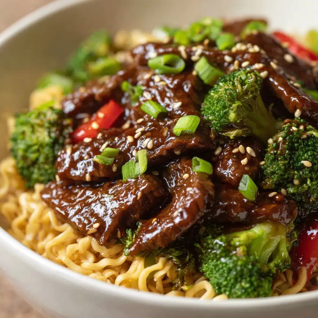 Sticky Beef Noodles Recipe - Recipe Image