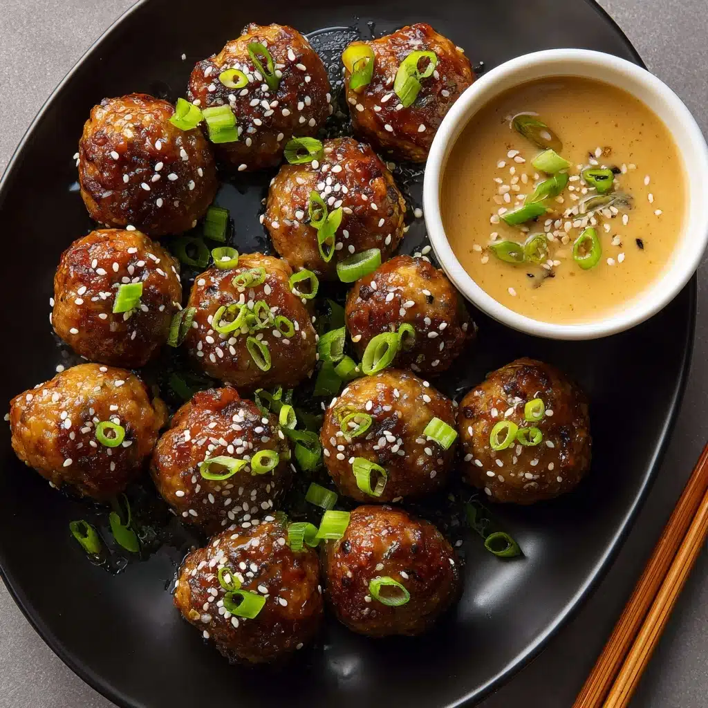 Korean BBQ Meatballs Dip Recipe