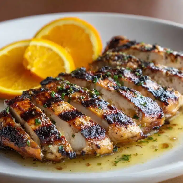Grilled Orange Honey Chicken Recipe