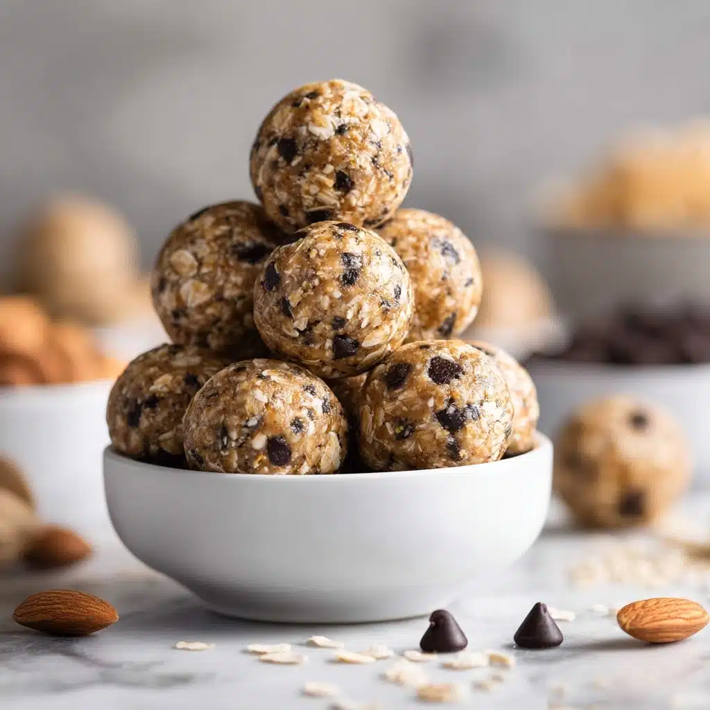 No Bake Chocolate Chip Cookie Balls Recipe