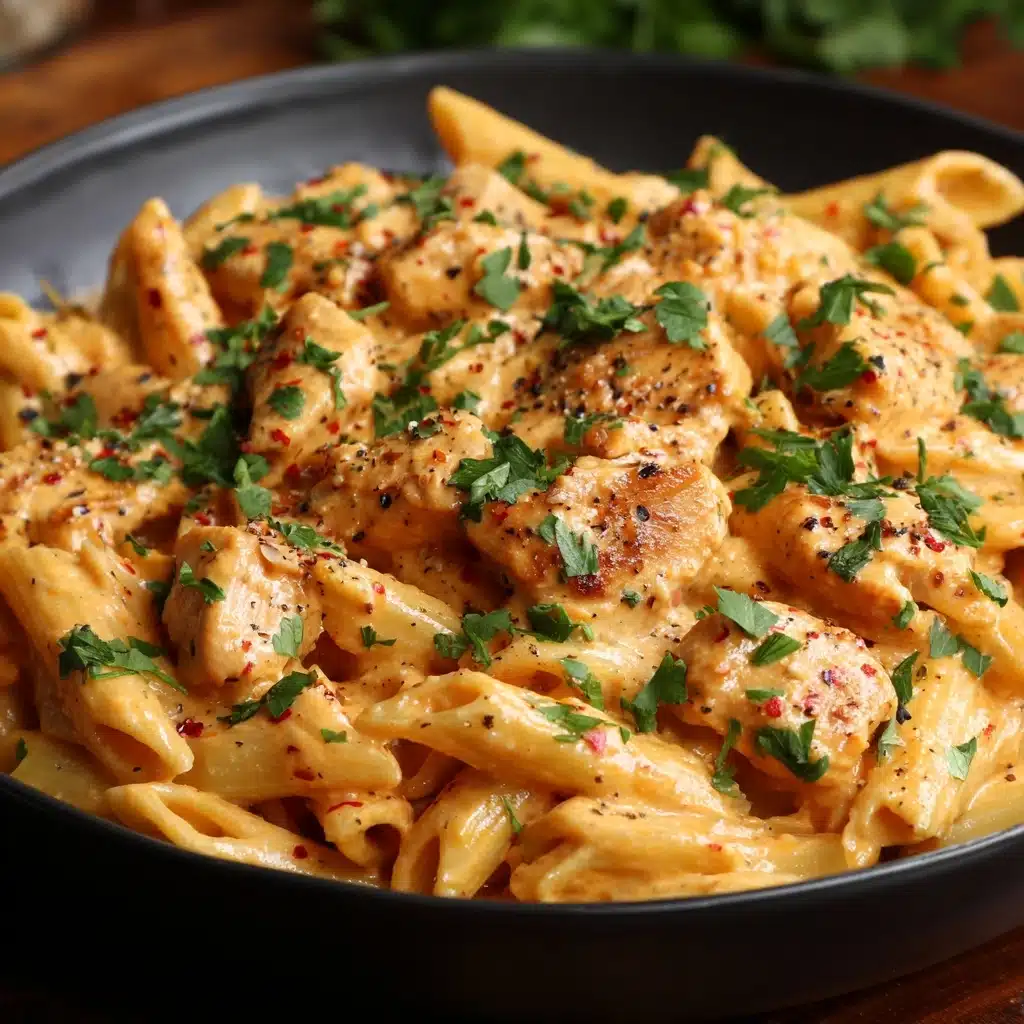 Buffalo Chicken Alfredo Penne Recipe - Recipe Image