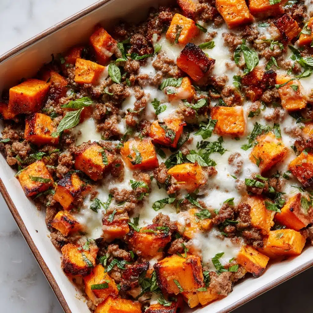Healthy Ground Turkey Sweet Potato Bake Recipe - Recipe Image