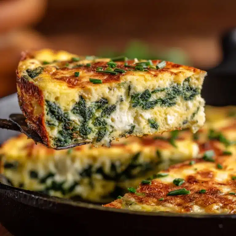 Baked Spinach and Cheese Egg Casserole Recipe