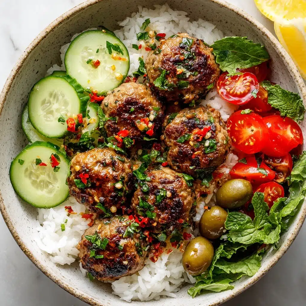 Mediterranean Chicken Meatballs Recipe - Recipe Image