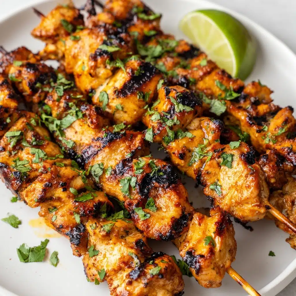 Sizzling Honey Lime Chicken Skewers Recipe - Recipe Image