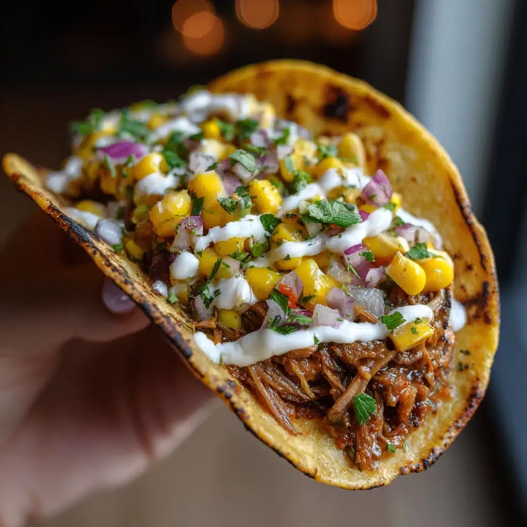 Grilled Steak Elote Tacos Recipe - Recipe Image