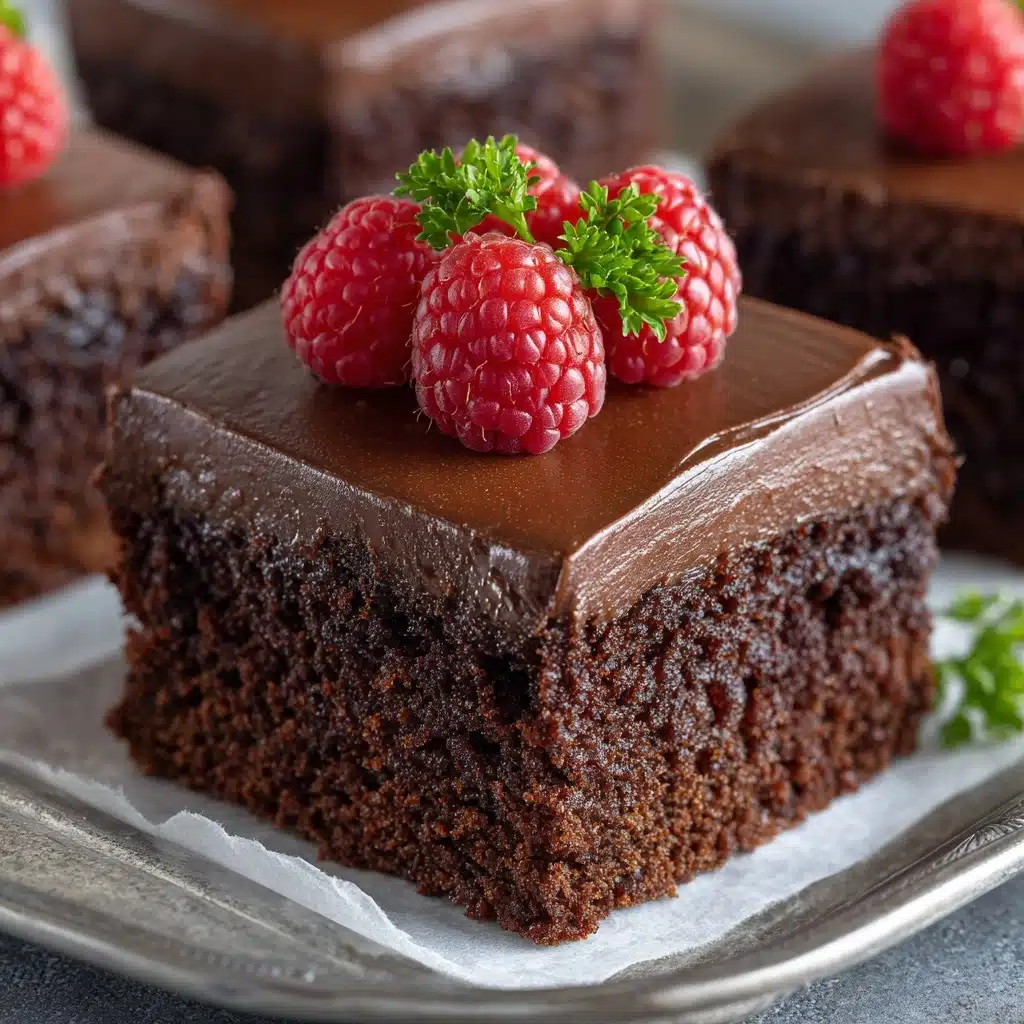 Chocolate Frosted Brownies Recipe - Recipe Image
