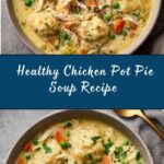 Healthy Chicken Pot Pie Soup Recipe