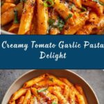 Creamy Tomato Garlic Pasta Recipe