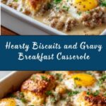 Biscuits and Gravy Breakfast Casserole Recipe