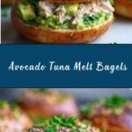 Avocado Tuna Melt Bagels Recipe