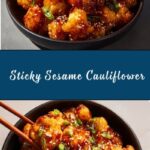 Sticky Sesame Cauliflower Recipe