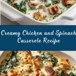 Chicken and Spinach Casserole with Cream Cheese Recipe