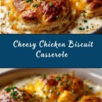Cheesy Chicken Biscuit Casserole Recipe