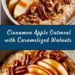 Cinnamon Apple Oatmeal with Caramelized Apples and Walnuts Recipe