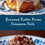 Browned Butter Frosted Pecan Cinnamon Rolls Recipe