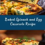 Baked Spinach and Cheese Egg Casserole Recipe