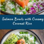 Spicy Salmon Bowls with Coconut Rice Recipe