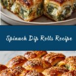 Spinach Dip Rolls Recipe