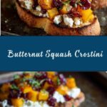 Butternut Squash, Cranberry, and Goat Cheese Crostini Recipe