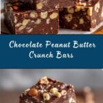 Chocolate Peanut Butter Crunch Bars Recipe