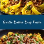 One-Pot Creamy Beef and Garlic Butter Pasta Recipe