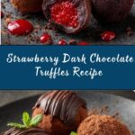 Strawberry Dark Chocolate Truffles Recipe