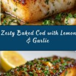 Baked Cod with Lemon and Garlic Recipe