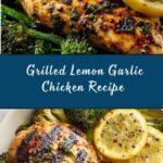 Grilled Lemon Garlic Chicken with Roasted Broccoli Recipe