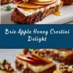 Brie, Apple, and Honey Crostini Recipe